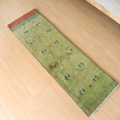 ギャッベ（カシュクリ）　154×49cm（BR-10984）