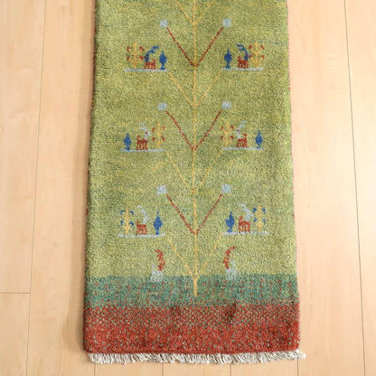 ギャッベ（カシュクリ）　154×49cm（BR-10984）