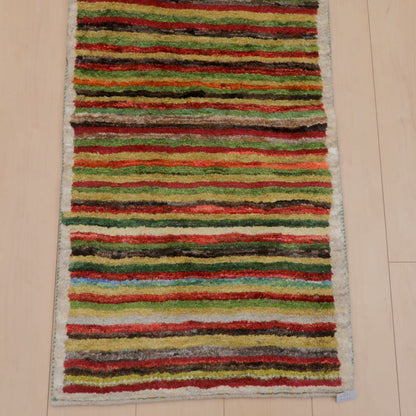 ギャッベ（ラティーフ）　151×53cm（BR-11637）