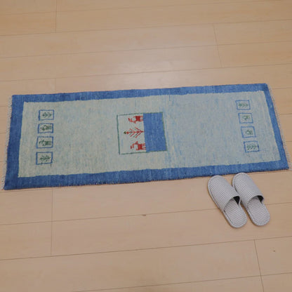 ギャッベ（ラティーフ）　136×50cm（BR-11657）