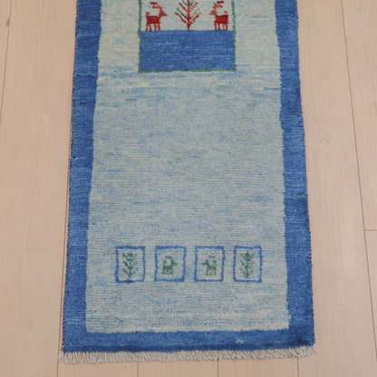 ギャッベ（ラティーフ）　136×50cm（BR-11657）