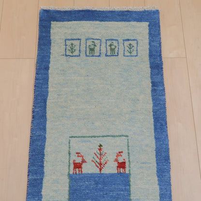 ギャッベ（ラティーフ）　136×50cm（BR-11657）