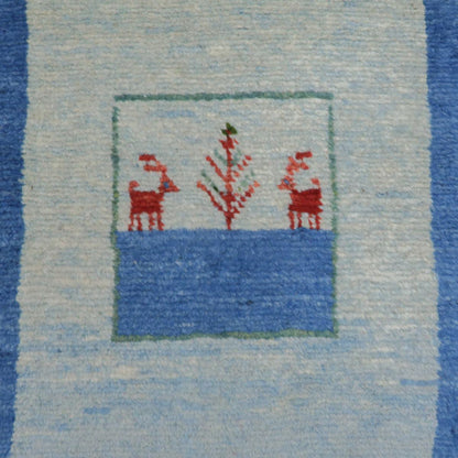 ギャッベ（ラティーフ）　136×50cm（BR-11657）