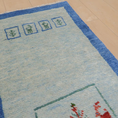 ギャッベ（ラティーフ）　136×50cm（BR-11657）