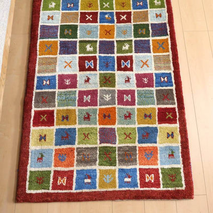 ギャッベ 123×85cm（BS-10641）