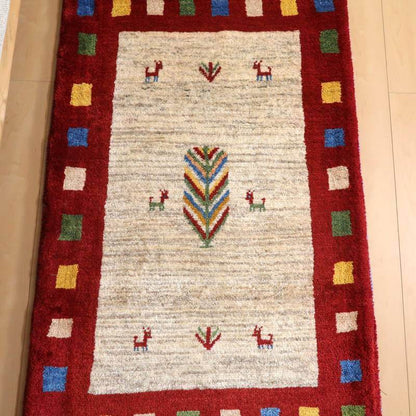 ギャッベ 125×82cm（BS-10643）