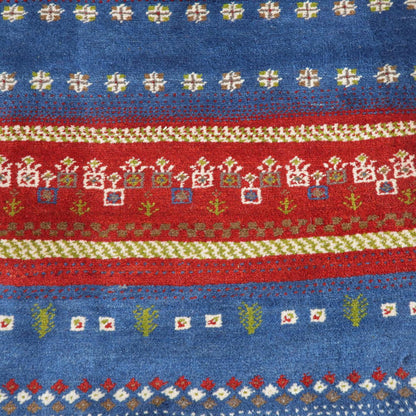 ギャッベ（ラティーフ）　124×84cm（BS-11376）