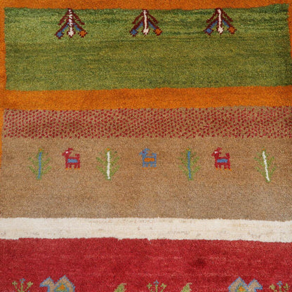 ギャッベ（ラティーフ）　124×86cm（BS-11411）