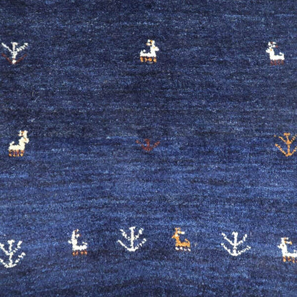 ギャッベ（ラティーフ）　127×75cm（BS-11480）