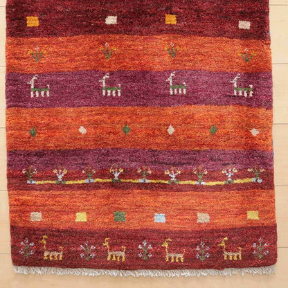 ギャッベ 86×66cm（BSS-10135）