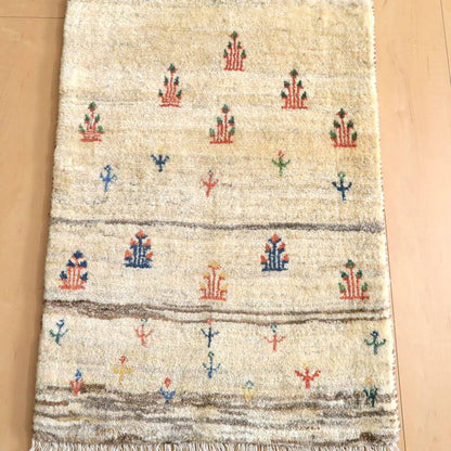 ギャッベ／カシュクリ、細かな上質ランク  84×61cm（BSS-10747）