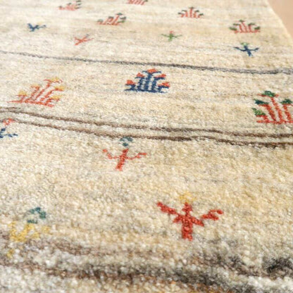 ギャッベ／カシュクリ、細かな上質ランク  84×61cm（BSS-10747）