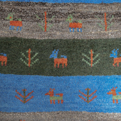 ギャッベ（ラティーフ）　87×66cm（BSS-11588）