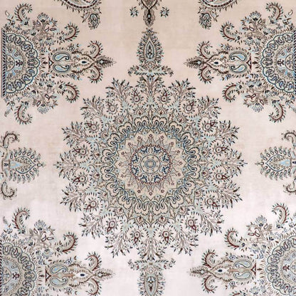 【在庫確保の予約受付中】高級ペルシャ絨毯ナイン産ハビビアン工房シルク 237×164cm（FL-22176）