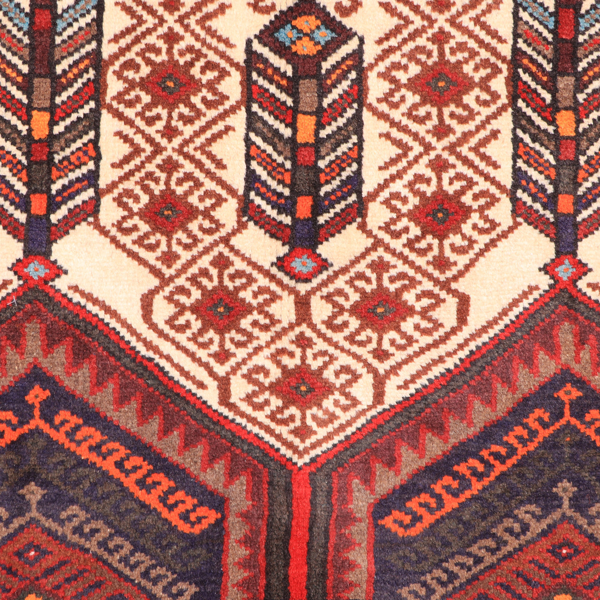 ペルシャ絨毯（イラン産）ザンジャン　196×123cm（FL-70139）