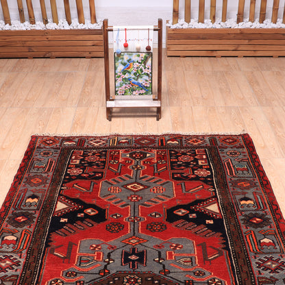 ペルシャ絨毯（イラン産）ハマダン　223×128cm（FL-70143）