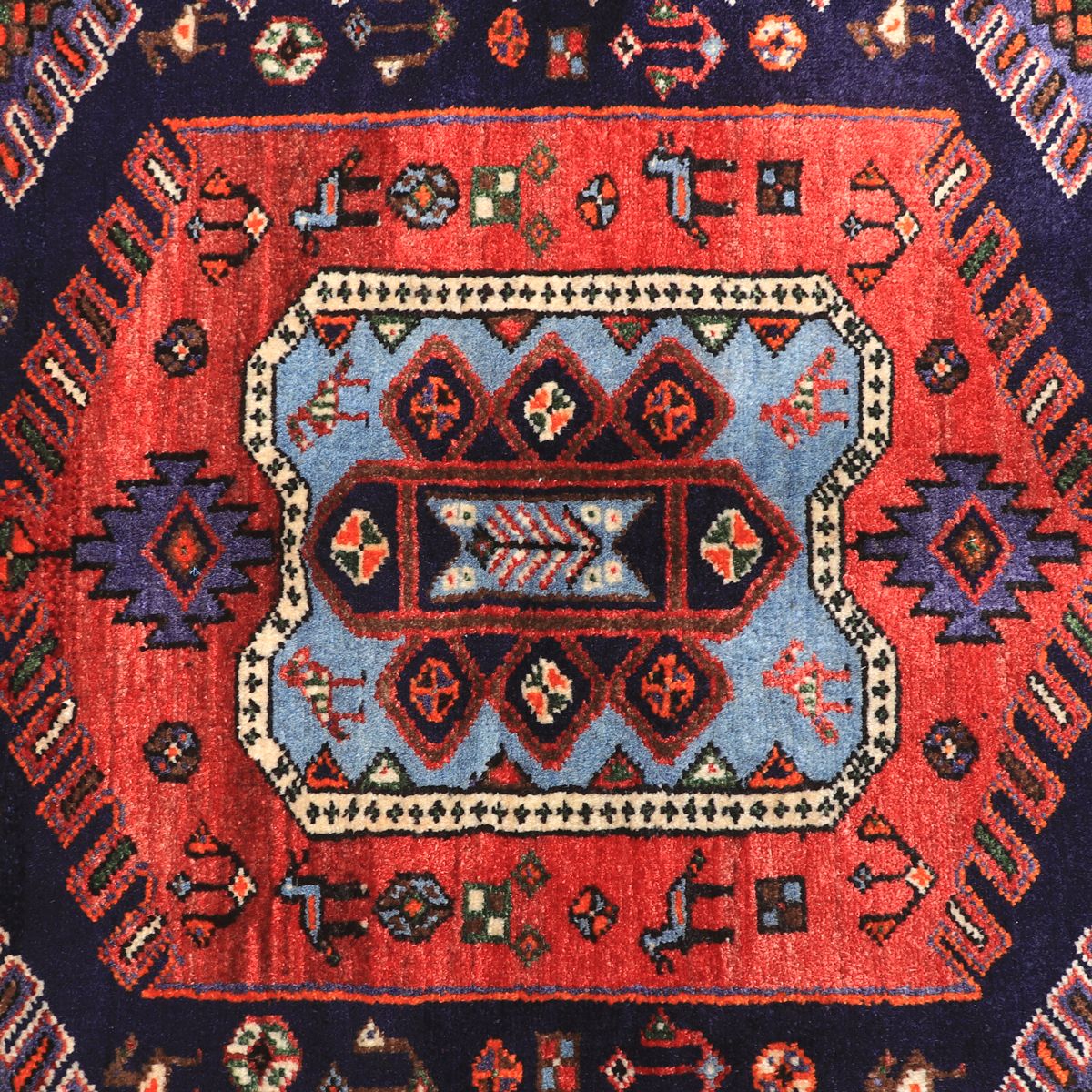 ペルシャ絨毯（イラン産）ハマダン　199×130cm（FL-70144）