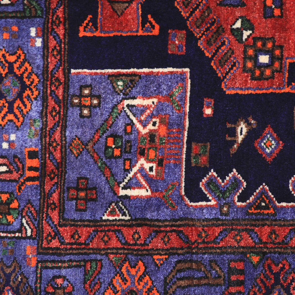 ペルシャ絨毯（イラン産）ハマダン　199×130cm（FL-70144）
