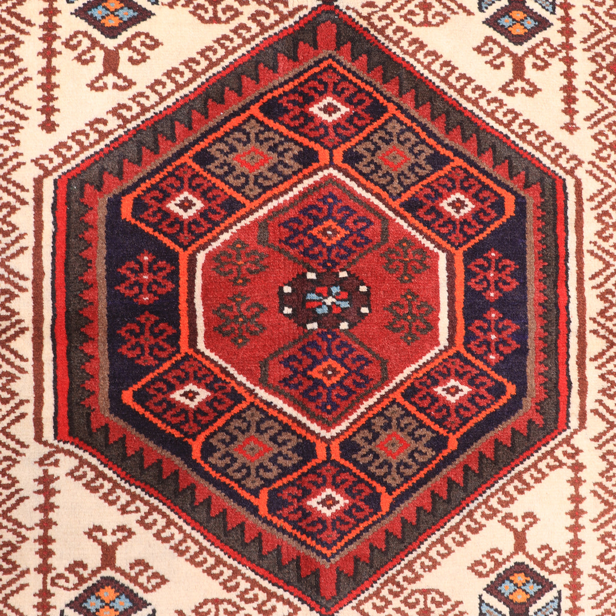 ペルシャ絨毯（イラン産）ザンジャン　190×127cm（FL-70146）