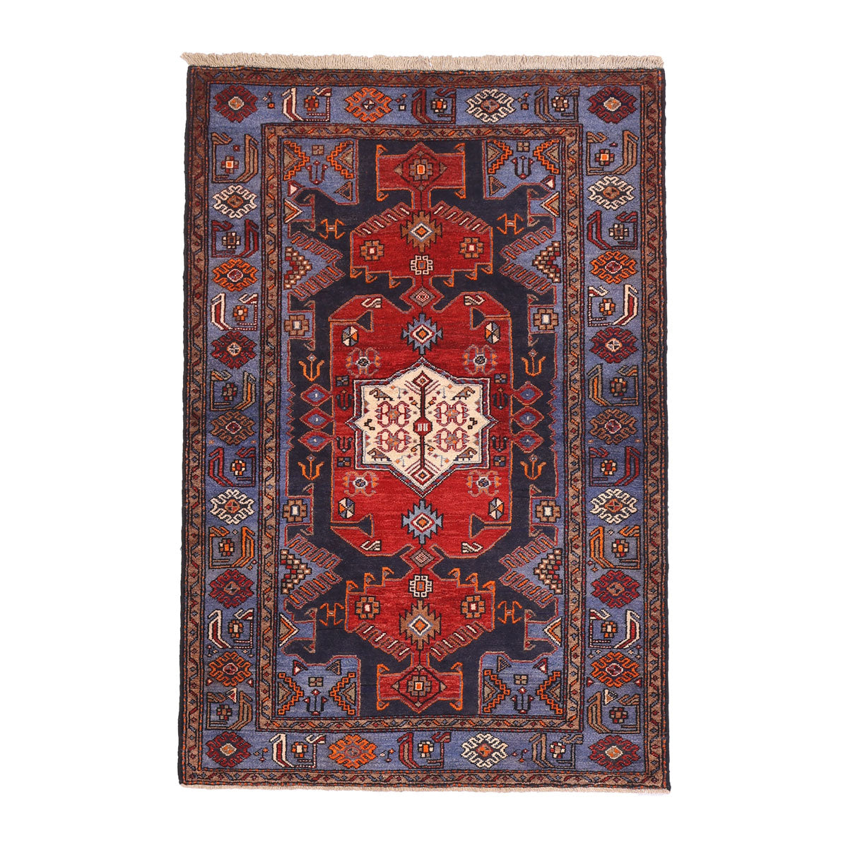 ペルシャ絨毯（イラン産）ハマダン　199×134cm（FL-70147）