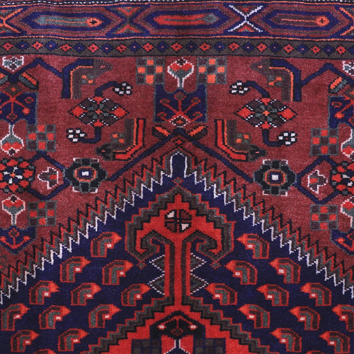 ペルシャ絨毯（イラン産）ハマダン　204×129cm（FL-70149）