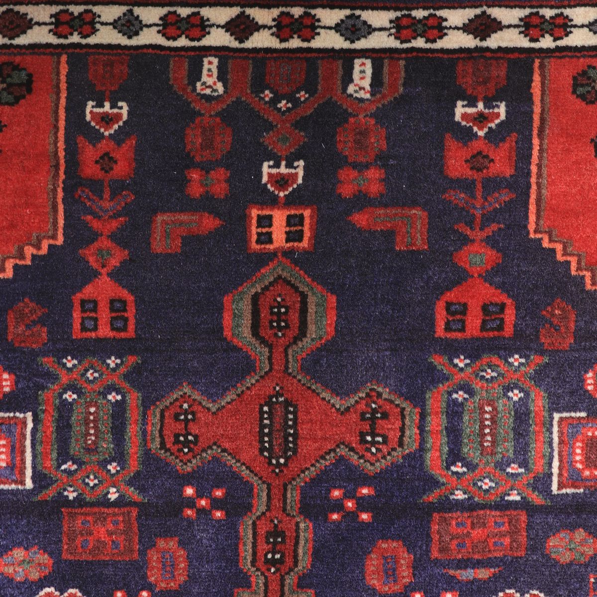 ペルシャ絨毯（イラン産）ハマダン　200×126cm（FL-70151）