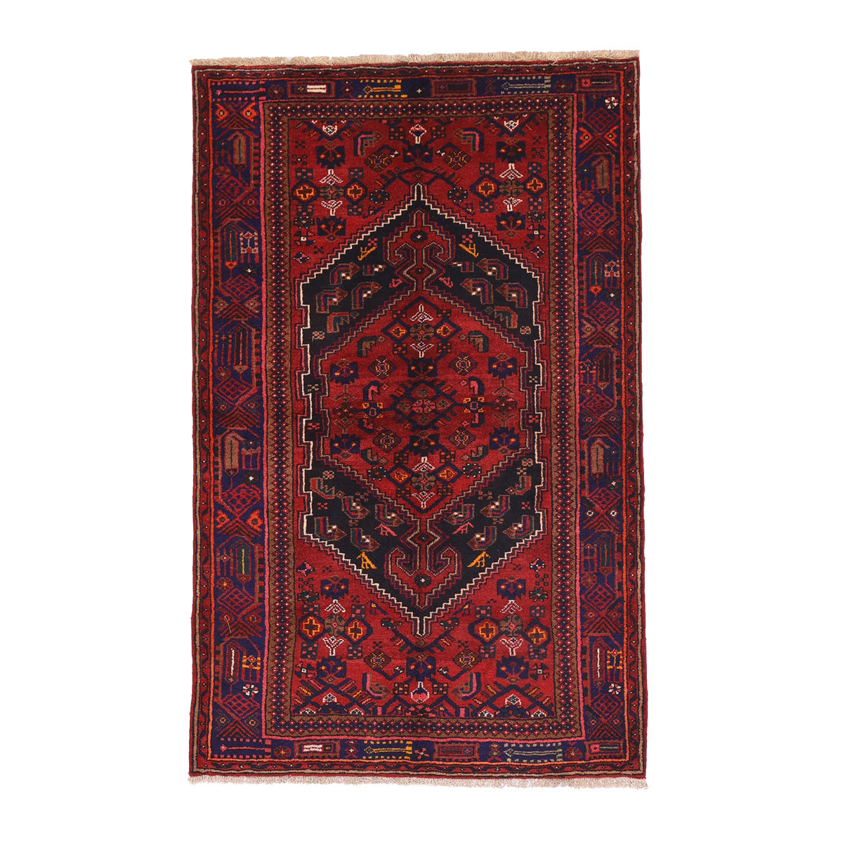 ペルシャ絨毯（イラン産）ハマダン　211×132cm（FL-70152）