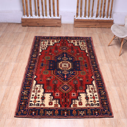 ペルシャ絨毯（イラン産）ナハーバンド　216×137cm（FL-70156）