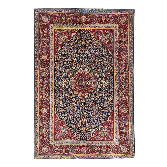 ペルシャ絨毯（イラン産）カーシャーン　208×138cm（FL-70163）