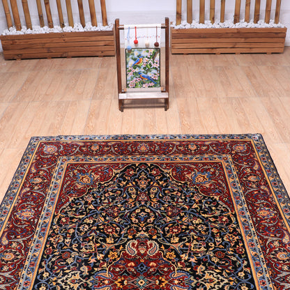ペルシャ絨毯（イラン産）カーシャーン　208×138cm（FL-70163）
