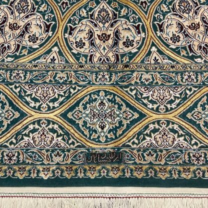 最高級ペルシャ絨毯（ナイン産）ハビビアン工房　241×165cm（FL-70362）
