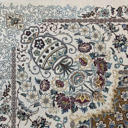 最高級ペルシャ絨毯（ナイン産）ハビビアン工房　227×147cm（FL-70363）