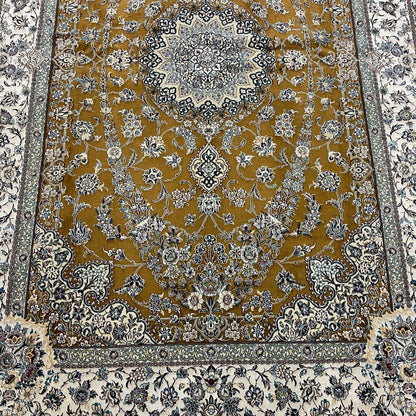 最高級ペルシャ絨毯（ナイン産）ハビビアン工房　227×147cm（FL-70363）