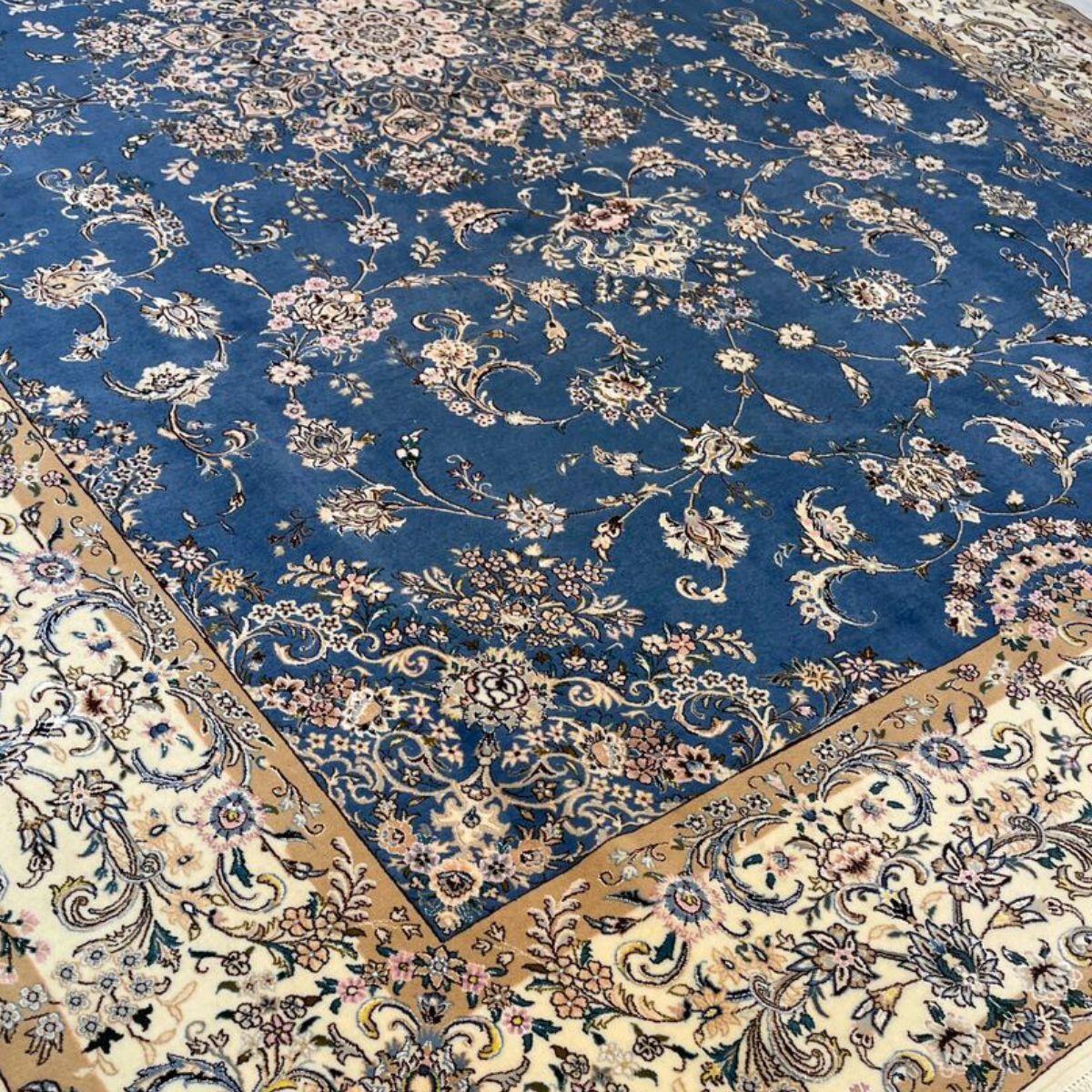 最高級ペルシャ絨毯（ナイン産）ハビビアン工房　314×216cm（FL-70365）