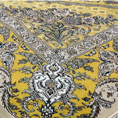 【1800万円Collection】最高級ペルシャ絨毯（ナイン産）ハビビアン工房　301×205cm（FL-70370）