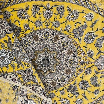 【1800万円Collection】最高級ペルシャ絨毯（ナイン産）ハビビアン工房　301×205cm（FL-70370）