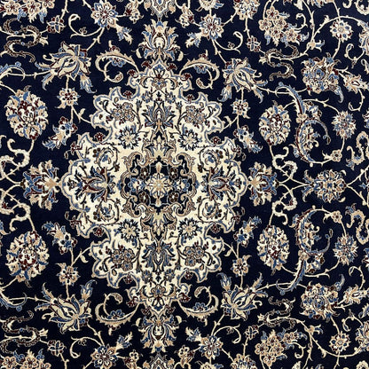 最高級ペルシャ絨毯（ナイン産）ハビビアン工房　277×164cm（FL-70372）