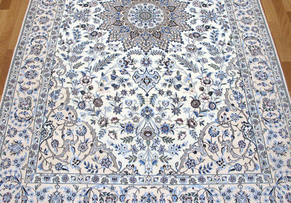 高級ペルシャ絨毯ナイン産ハビビアン工房 237×151cm（FL-72-6）