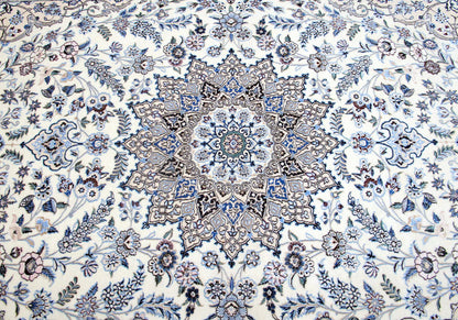高級ペルシャ絨毯ナイン産ハビビアン工房 237×151cm（FL-72-6）