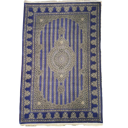 【2000万円Collection】ペルシャ絨毯（シルク100％手織り）マルーフ・モサヴィ　298×195cm（FN-70374）
