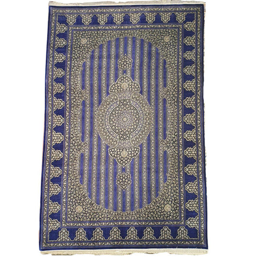 【2000万円Collection】ペルシャ絨毯（シルク100％手織り）マルーフ・モサヴィ　298×195cm（FN-70374）