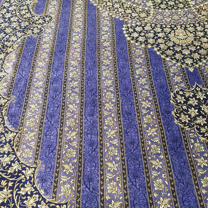 【2000万円Collection】ペルシャ絨毯（シルク100％手織り）マルーフ・モサヴィ　298×195cm（FN-70374）