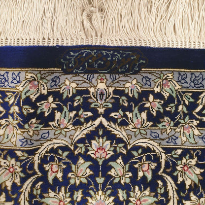 【1800万円Collection】ペルシャ絨毯（シルク100％手織り）マルーフ・モサヴィ　240×192cm（FN-70375）