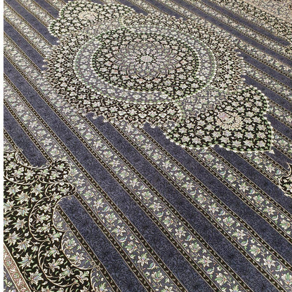 【2000万円Collection】ペルシャ絨毯（シルク100％手織り）マルーフ・モサヴィ　290×206cm（FN-70376）