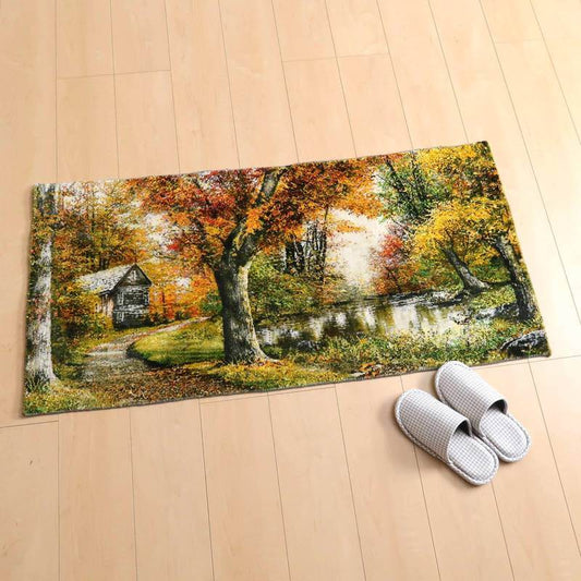 ペルシャ絨毯タブリーズ絵画 58×119cm（FP-22168）