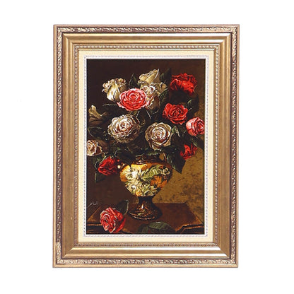 ペルシャ絨毯　タブリーズ産　絵画絨毯　80×61cm（FP-70257）