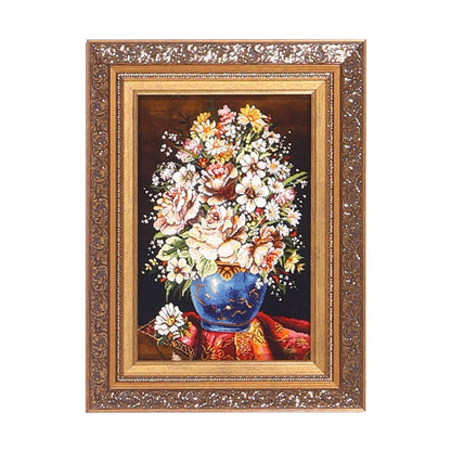 ペルシャ絨毯　タブリーズ産　絵画絨毯　73×55cm（FP-70259）