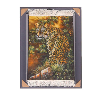 ペルシャ絨毯　タブリーズ産　絵画絨毯　85×66cm（FP-70260）