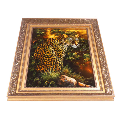 ペルシャ絨毯　タブリーズ産　絵画絨毯　85×66cm（FP-70260）