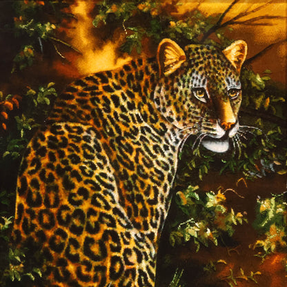 ペルシャ絨毯　タブリーズ産　絵画絨毯　85×66cm（FP-70260）